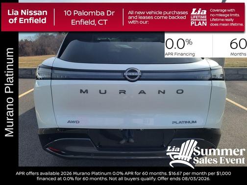 6 2026 Nissan Murano Platinum