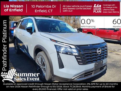 6 2026 Nissan Pathfinder Platinum