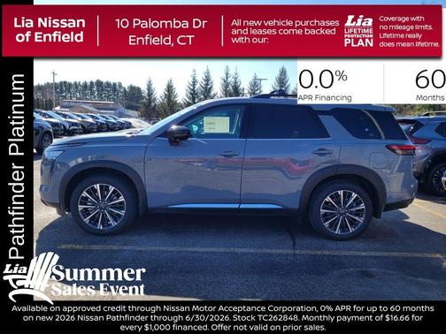 6 2026 Nissan Pathfinder Platinum
