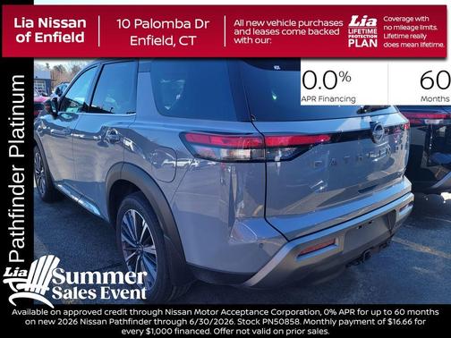 6 2026 Nissan Pathfinder Platinum