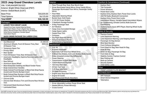 2023 Jeep Grand Cherokee Laredo