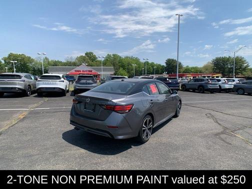 2 Tone Gray / Black Roof 2023 Nissan Sentra SR