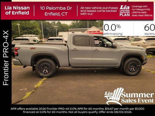 6 2026 Nissan Frontier PRO-4X