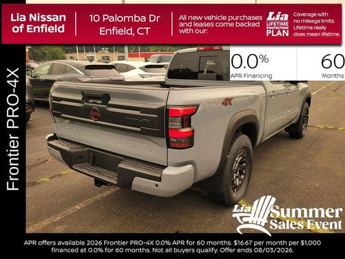 6 2026 Nissan Frontier PRO-4X