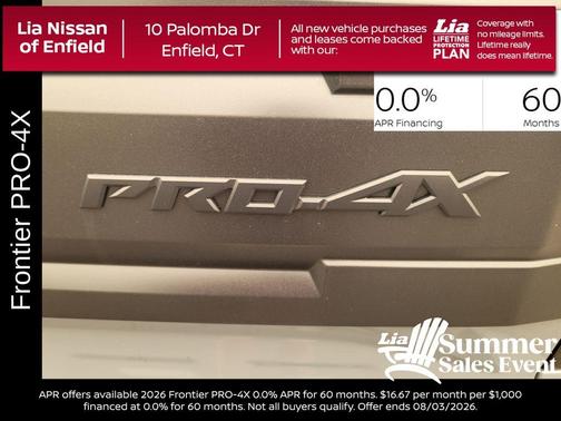 6 2026 Nissan Frontier PRO-4X