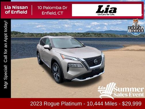 Champagne Silver 2023 Nissan Rogue Platinum