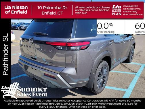 Gun Metallic 2026 Nissan Pathfinder SL