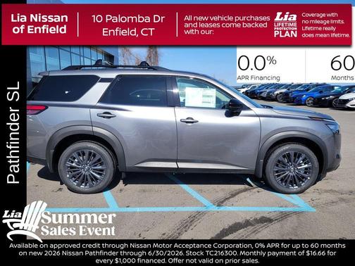 Gun Metallic 2026 Nissan Pathfinder SL