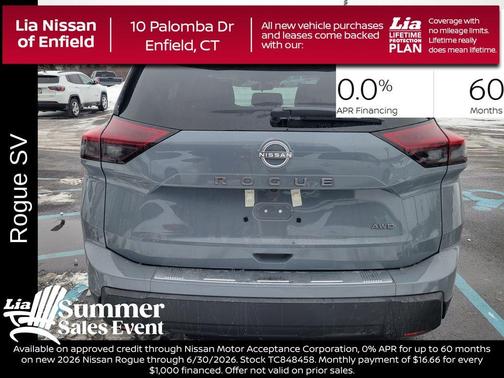 6 2026 Nissan Rogue SV