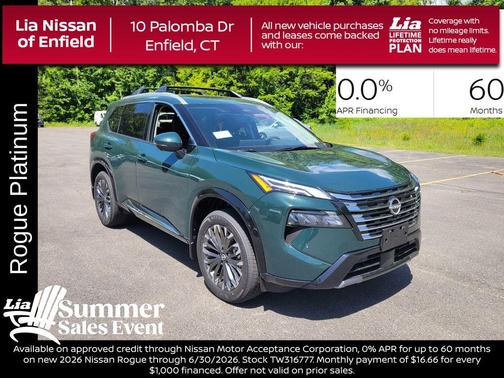 6 2026 Nissan Rogue Platinum