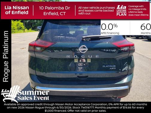 6 2026 Nissan Rogue Platinum