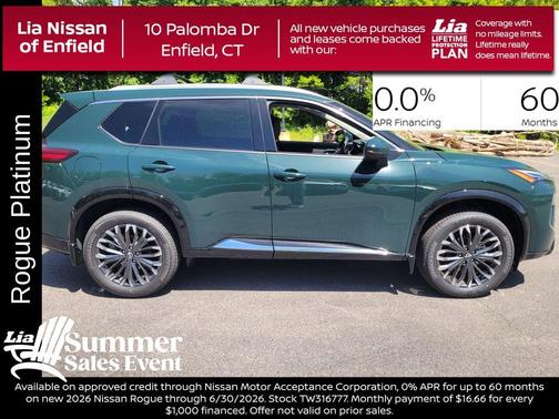 6 2026 Nissan Rogue Platinum