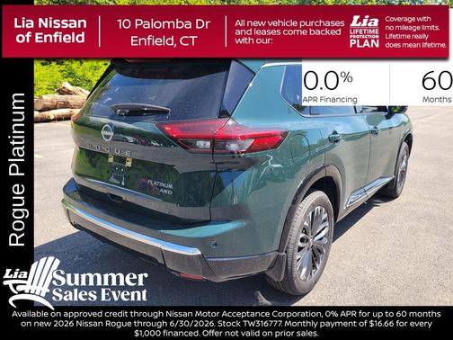 6 2026 Nissan Rogue Platinum