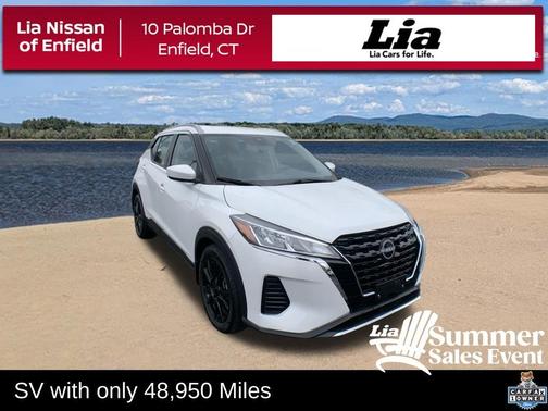 Aspen White 2023 Nissan Kicks SV