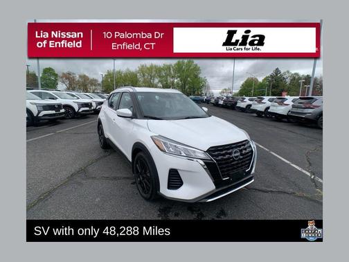 Aspen White 2023 Nissan Kicks SV