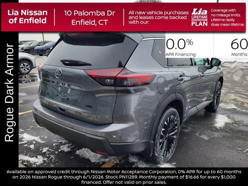 Dark 2026 Nissan Rogue Dark Armor
