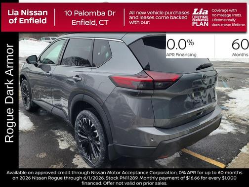 Dark 2026 Nissan Rogue Dark Armor