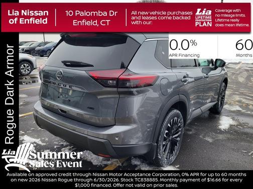 Dark 2026 Nissan Rogue Dark Armor