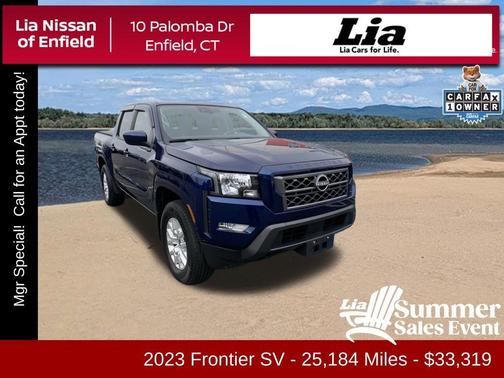 Deep Blue Pearl 2023 Nissan Frontier SV