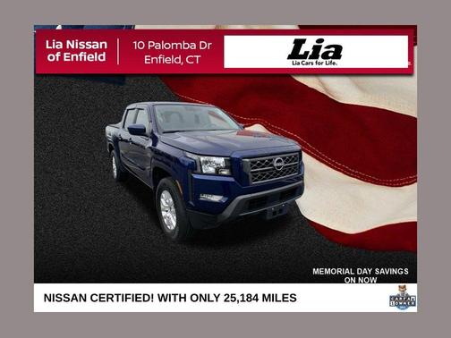 Deep Blue Pearl 2023 Nissan Frontier SV
