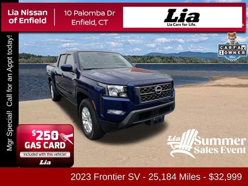Deep Blue Pearl 2023 Nissan Frontier SV