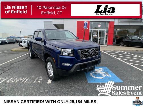Deep Blue Pearl 2023 Nissan Frontier SV