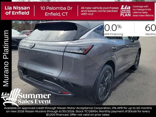 Gray 2026 Nissan Murano Platinum