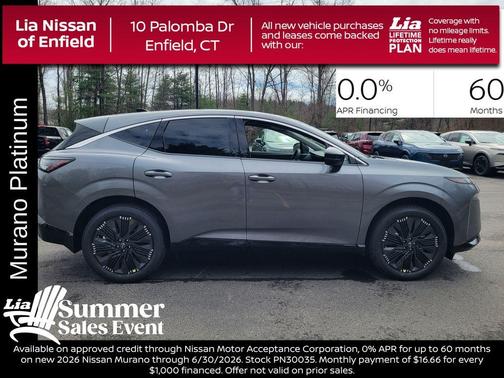 Gray 2026 Nissan Murano Platinum