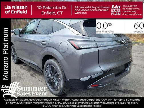 Gray 2026 Nissan Murano Platinum