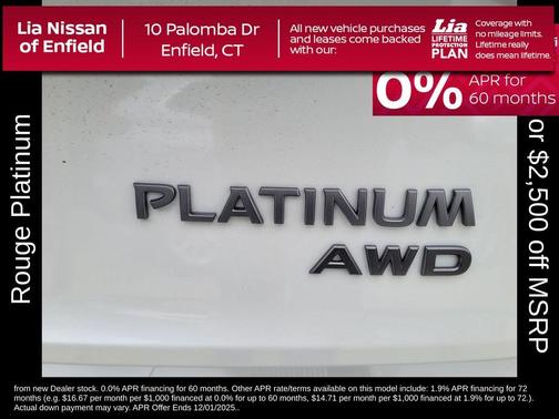 2026 Nissan Rogue Platinum