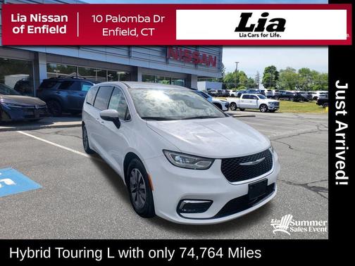 Bright White Clearcoat 2023 Chrysler Pacifica Hybrid Touring L