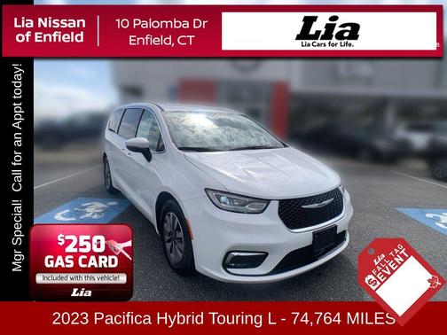 Bright White Clearcoat 2023 Chrysler Pacifica Hybrid Touring L