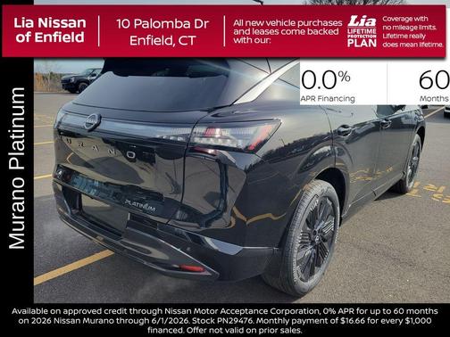 Gray 2026 Nissan Murano Platinum