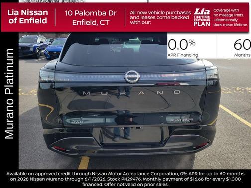 Gray 2026 Nissan Murano Platinum