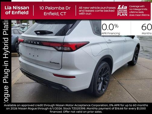 Alpine Frost 2026 Nissan Rogue Plug-In Hybrid PLAT