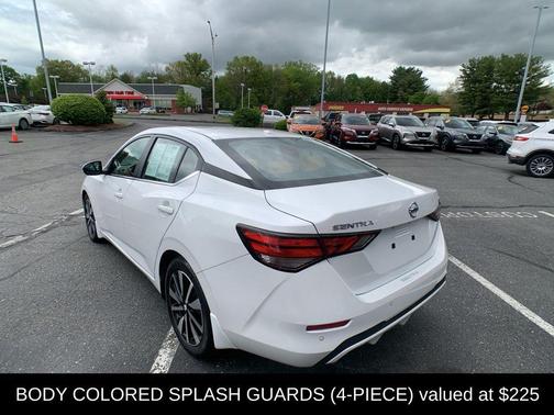 Aspen White 2022 Nissan Sentra SV