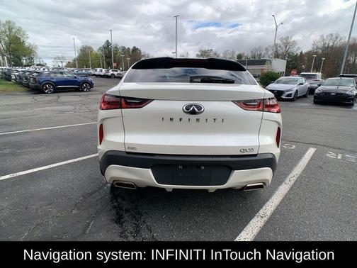 Majestic White 2023 INFINITI QX55 ESSENTIAL