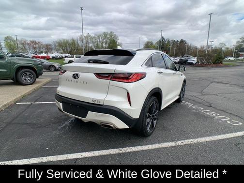 Majestic White 2023 INFINITI QX55 ESSENTIAL