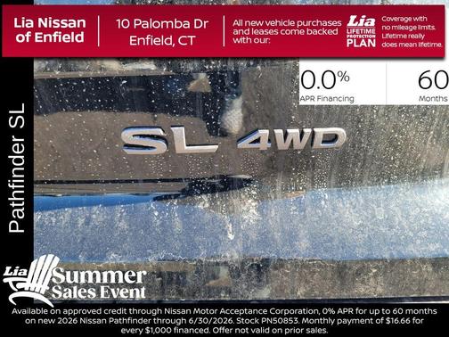 6 2026 Nissan Pathfinder SL