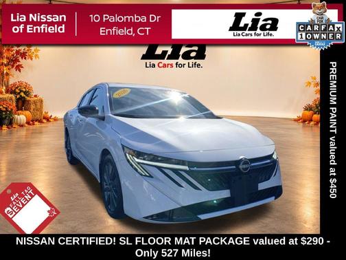 Aspen White 2026 Nissan Sentra SL