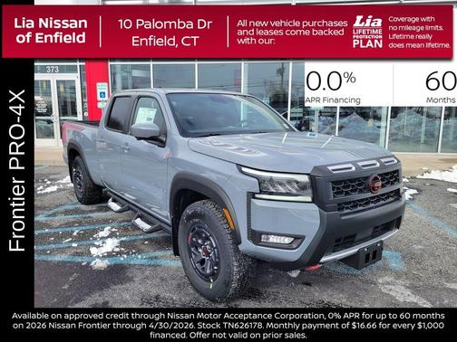 Boulder Gray Metallic 2026 Nissan Frontier PRO-4X