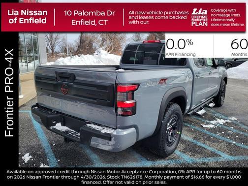 Boulder Gray Metallic 2026 Nissan Frontier PRO-4X