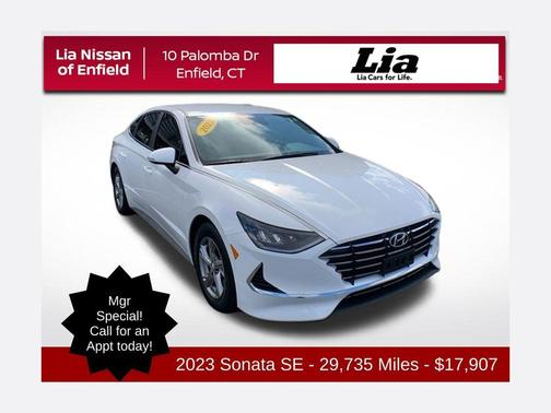 White 2023 Hyundai SONATA SE