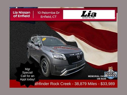 Gun Metallic 2024 Nissan Pathfinder Rock Creek