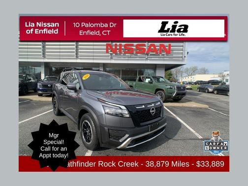 Gun Metallic 2024 Nissan Pathfinder Rock Creek