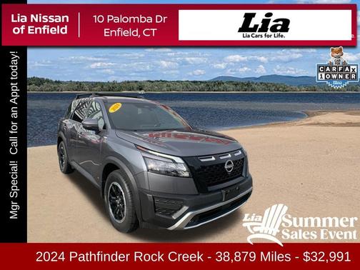 Gun Metallic 2024 Nissan Pathfinder Rock Creek