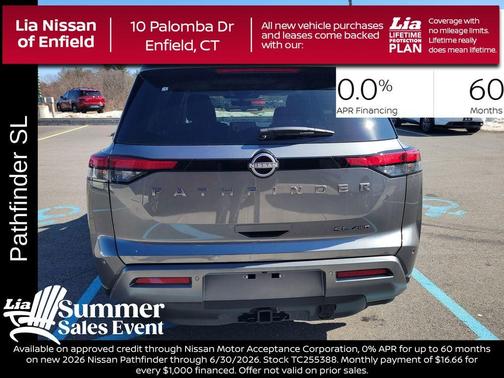Gun Metallic 2026 Nissan Pathfinder SL