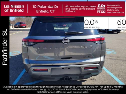 Gun Metallic 2026 Nissan Pathfinder SL