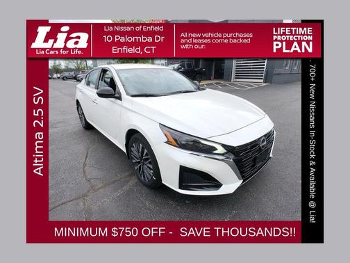 White 2026 Nissan Altima 2.5 SV