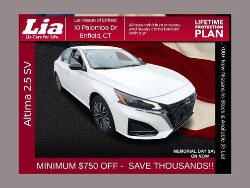 White 2026 Nissan Altima 2.5 SV
